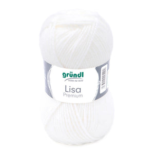 Gründl Lisa Premium Polyacrylwolle UNI 50g / 133m