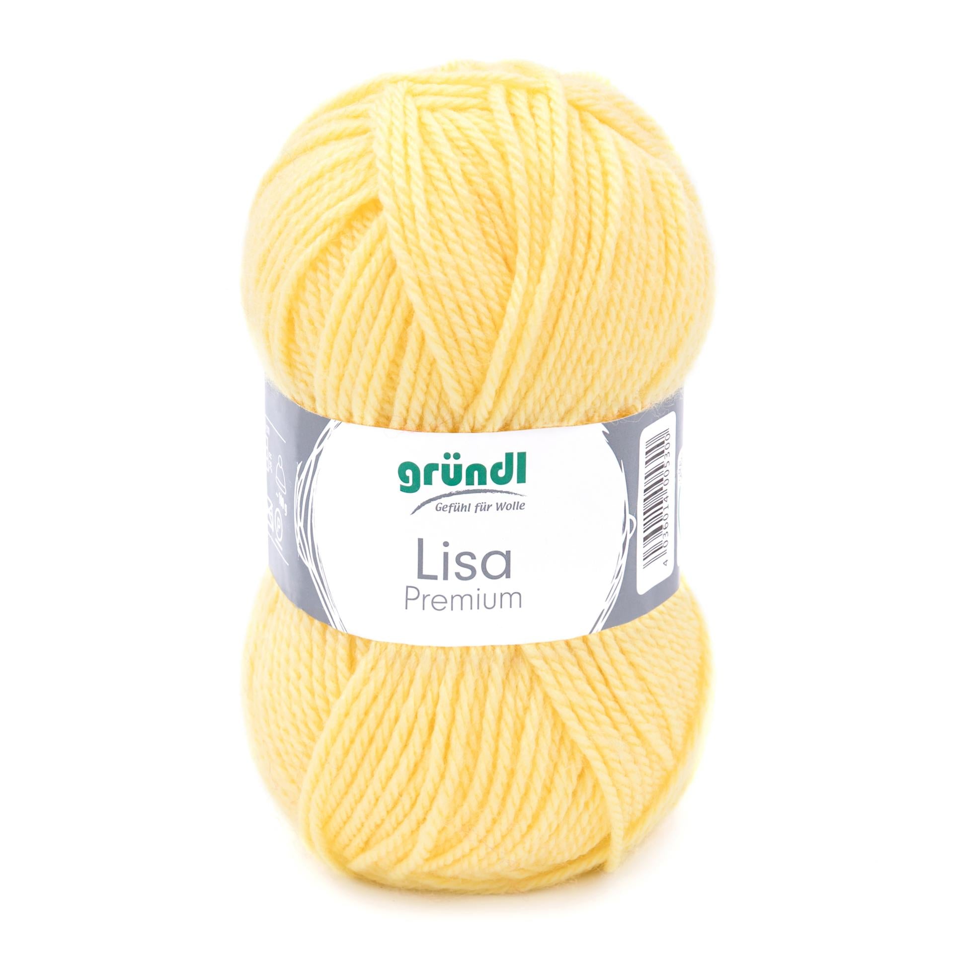 Gründl Lisa Premium Polyacrylwolle UNI 50g / 133m