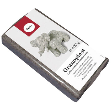 Granoplast - lufttrocknende Modelliermasse Granit-Optik grau Beutel 400g