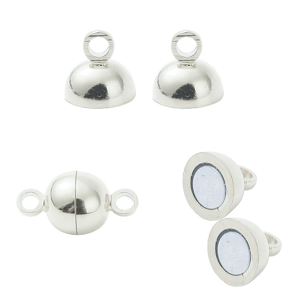 Magnetverschluss oval 11,5x6mm nickelfrei 1 Stück