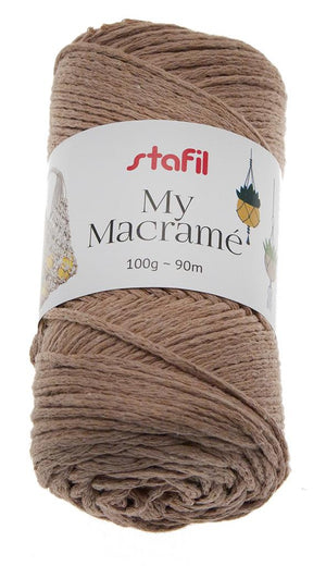My Makramé Garn 70% Recycelete Baumwolle 100g / 90m