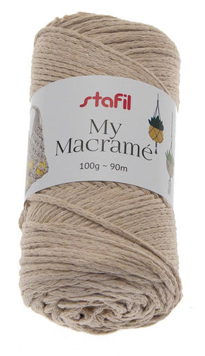 My Makramé Garn 70% Recycelete Baumwolle 100g / 90m