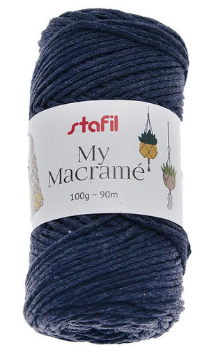 My Makramé Garn 70% Recycelete Baumwolle 100g / 90m