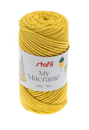 My Makramé Garn 70% Recycelete Baumwolle 100g / 90m