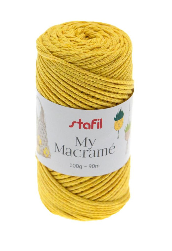 My Makramé Garn 70% Recycelete Baumwolle 100g / 90m