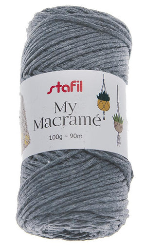 My Makramé Garn 70% Recycelete Baumwolle 100g / 90m