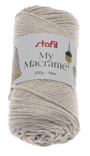 My Makramé Garn 70% Recycelete Baumwolle 100g / 90m