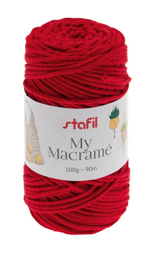 My Makramé Garn 70% Recycelete Baumwolle 100g / 90m