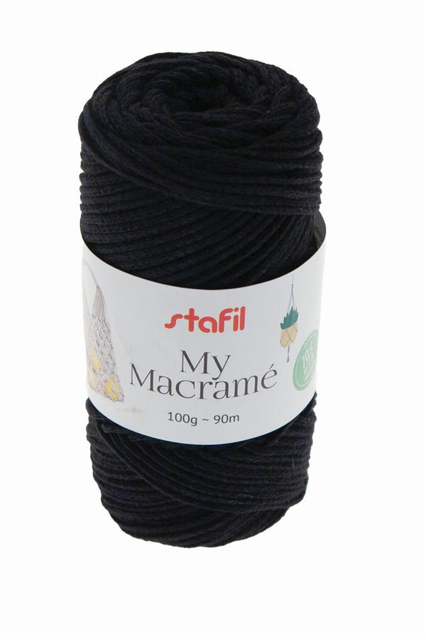 My Makramé Garn 70% Recycelete Baumwolle 100g / 90m