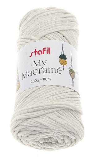 My Makramé Garn 70% Recycelete Baumwolle 100g / 90m