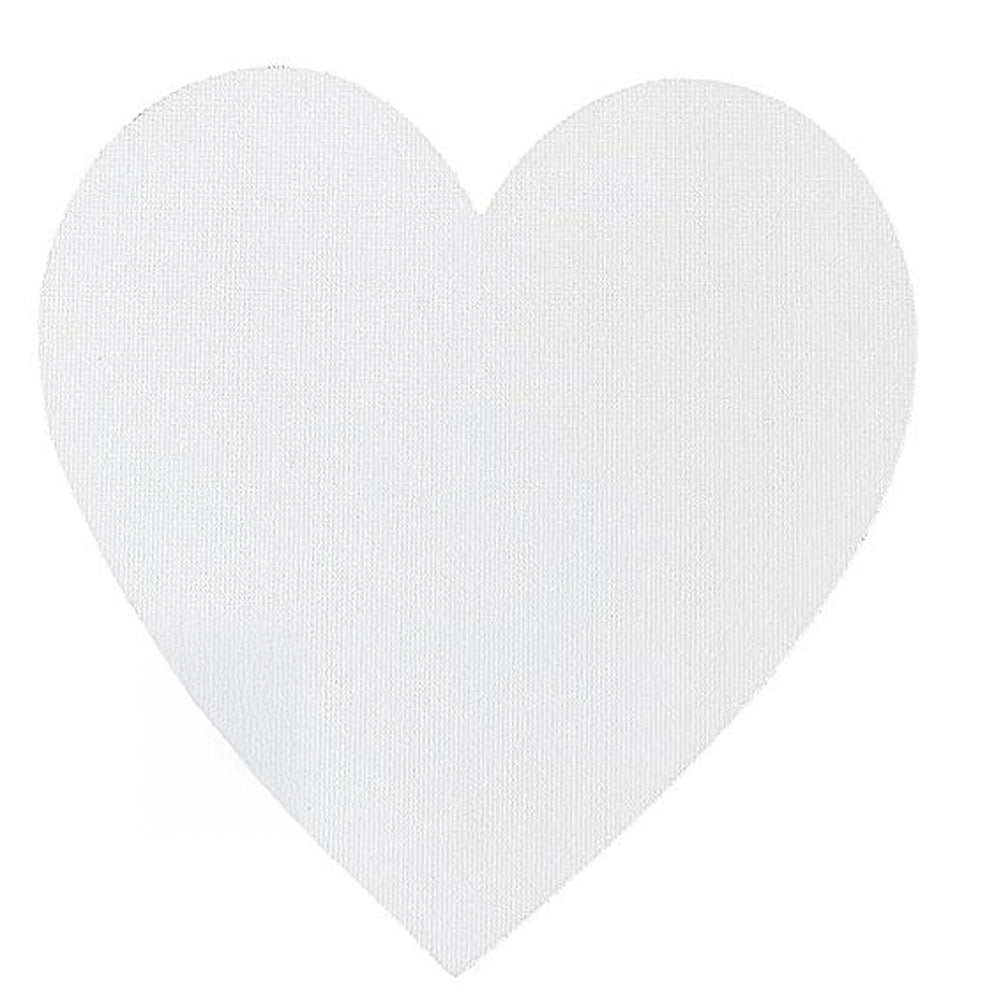 Herzförmiger Malkarton Leinwandplatten 15x15cm