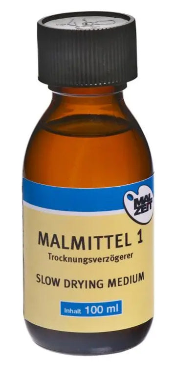 AMI Malmittel-1 Trocknungsverzögerer Medium Ölmalerei 100ml / Glasflasche