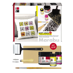Marabu Soft Linol Print & Colouring Hochdruck-Set
