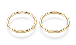 Zwischenringe goldfärbig 20mm, 1,8mm dick 10Stk./Verpackung