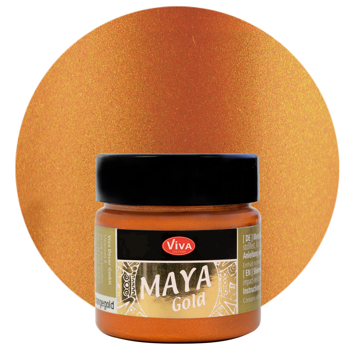 Maya Gold  Metallicfarbe 45ml