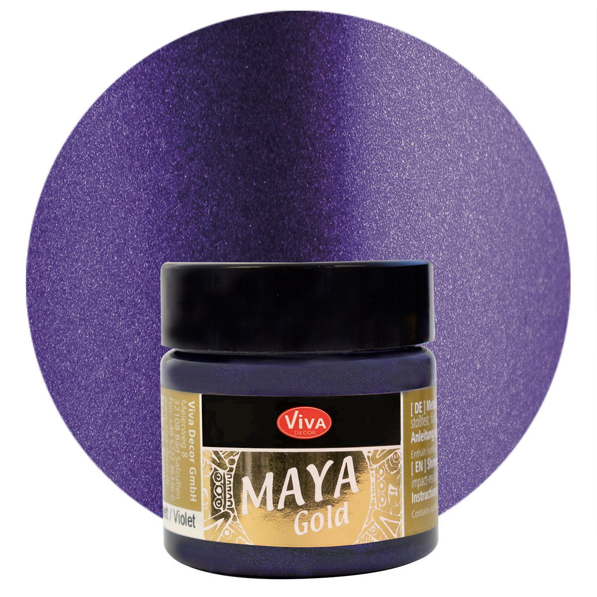Maya Gold  Metallicfarbe 45ml