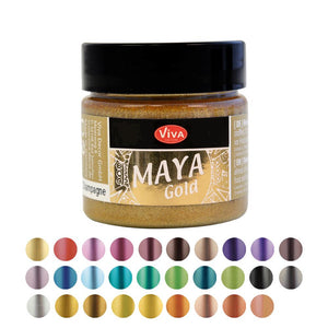 Maya Gold  Metallicfarbe 45ml