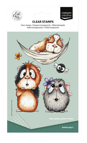 Silikonstempel Meerschweinchen Set
