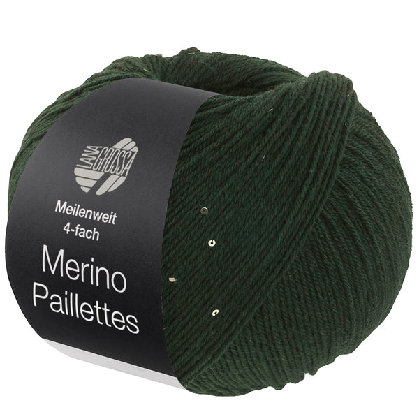 Lana Grossa Meilenweit 100 Merino Paillettes Sockengarn waschmaschinenfest 100g / 420m