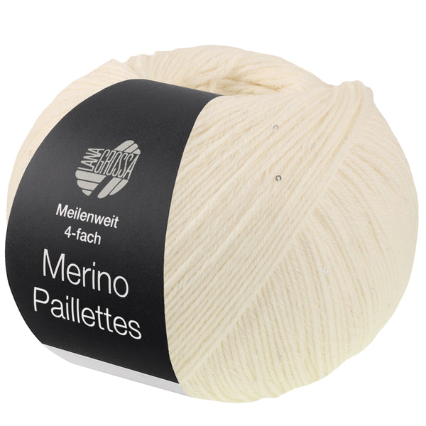 Lana Grossa Meilenweit 100 Merino Paillettes Sockengarn waschmaschinenfest 100g / 420m