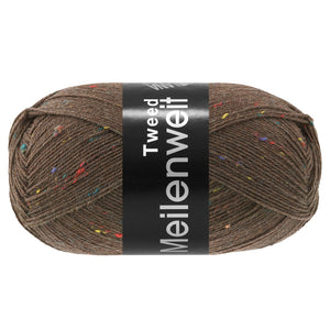 Lana Grossa Meilenweit 100 Tweed Sockenwolle 100g / 420m