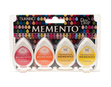 Stempelkissen Memento Dew Drop Campfire Warm Tones 4 Stück