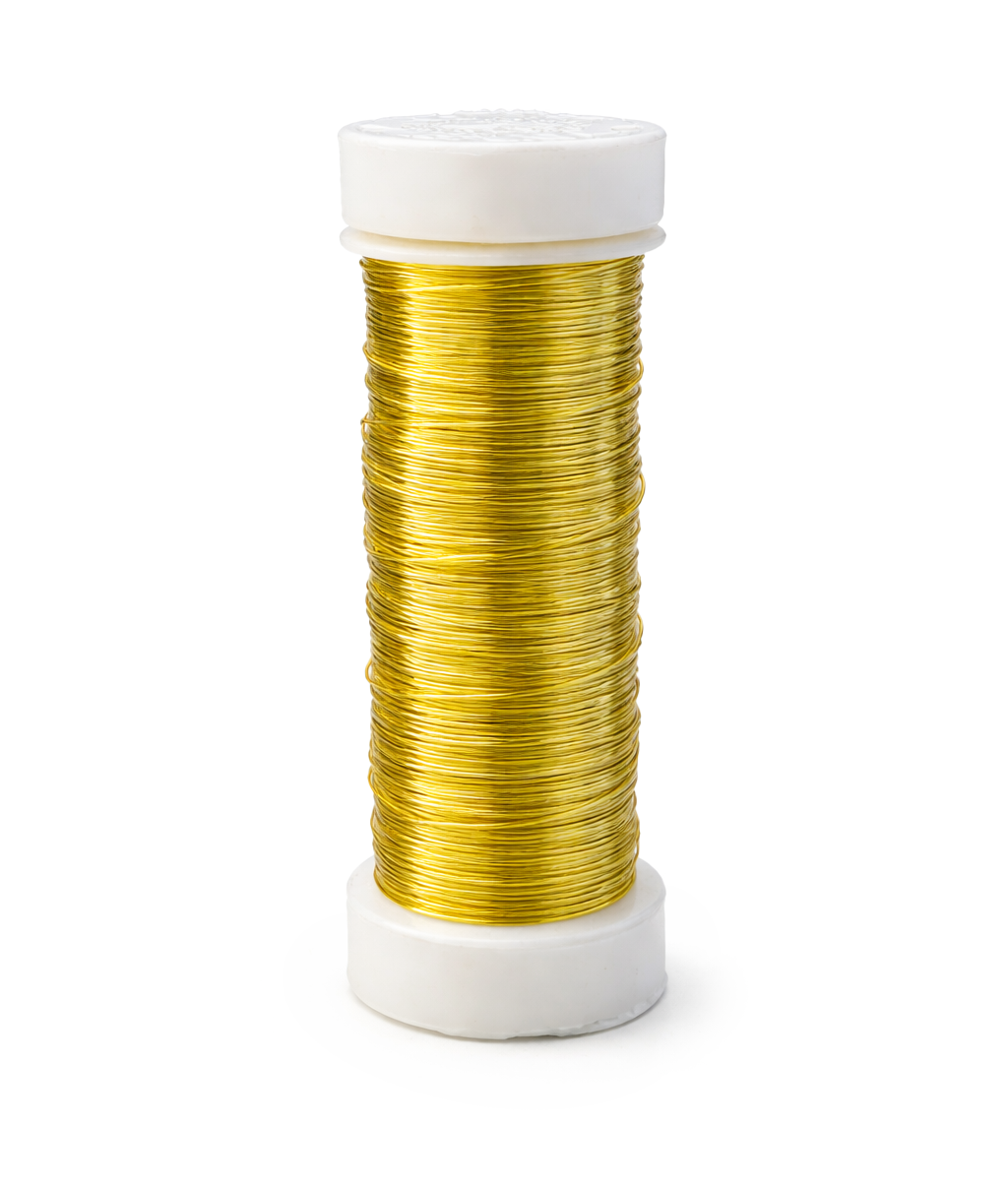 Messingdraht golden ø 0,30mm 50m / Spule