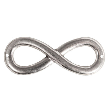 Metallzwischenteil Infinity - Unendlichkeit tibetsilber 51x20mm 1 Stück
