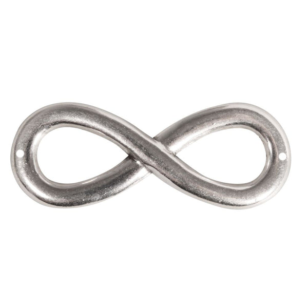 Metallzwischenteil Infinity - Unendlichkeit tibetsilber 51x20mm 1 Stück