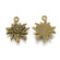 Metallanhänger Edelweiß – Antik-Bronze nickelfrei 21x16mm 1 Stück