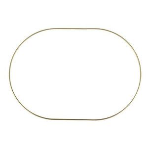 Metallellipse 3mm Gold