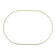 Metallellipse 3mm gold