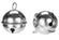 Metallglöckchen silbern 24mm 4 Stück / Packung