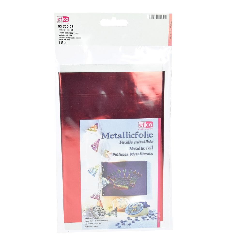 Metallicfolie Transfer, rot
