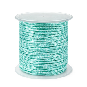 Metallic-Kordel irisierend rund 1mm 54m / Rolle