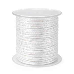 Metallic-Kordel irisierend rund 1mm 54m / Rolle