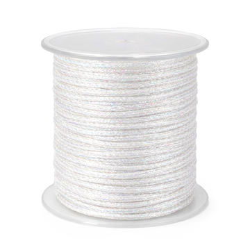 Metallic-Kordel irisierend rund 1mm 54m / Rolle