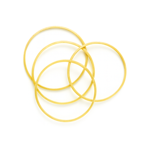 Metallringe goldfarbig 20mm 4 Stück