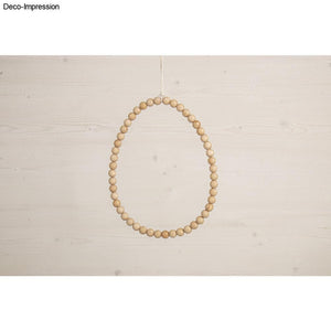 Metallring Ei silber 1 Stück