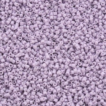 Glas-Zylinderperlen Rocailles opak lilac 1,5x2mm 15g / Dose