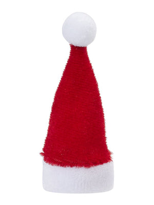 Nikolaus-Mütze 2 Stück á 4x7cm rot-weiß