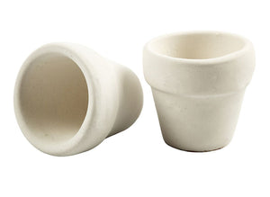 Blumentöpfe 4,6x5,2cm 6 Stück weiß Blumentöpfe Blumentopf