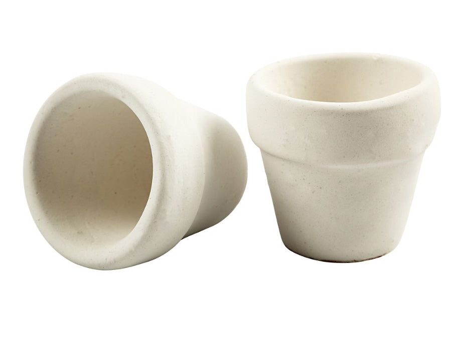 Blumentöpfe 4,6x5,2cm 6 Stück weiß Blumentöpfe Blumentopf