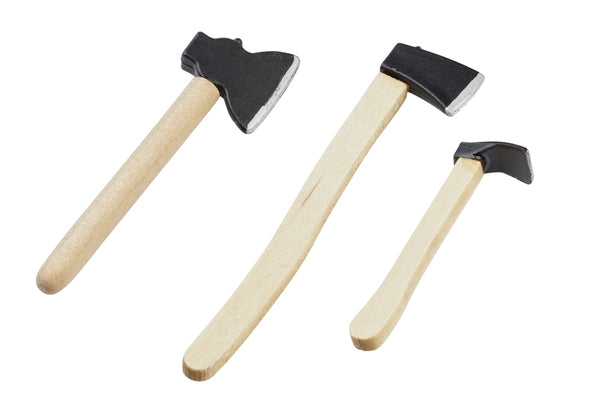 Miniatur Beilset 4-7cm 3-teilig