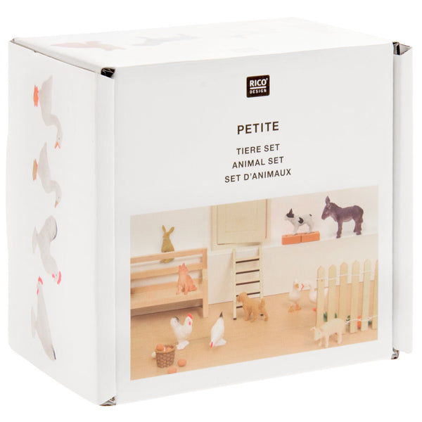 Miniatur Bauernhof Tiere 12 Stück / Packung