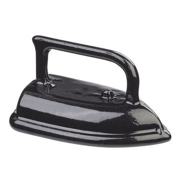 Miniatur Bügeleisen aus Metall schwarz 2x1,2x1,1cm 1 Stück