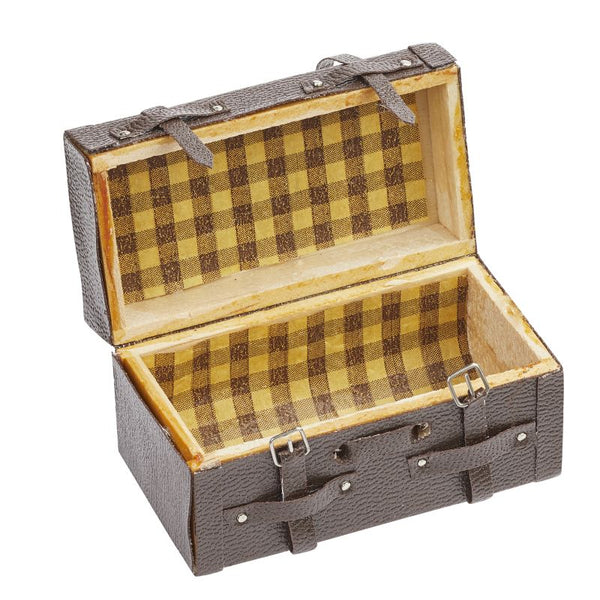 Miniatur Koffer zum Öffnen Kunstleder 5,8x3x3,1cm 1 Stück