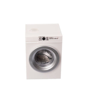 Miniatur Waschmaschine inkl. Batterie + USB-Ladekabel weiß 5,1x4,6x7cm 1 Stück