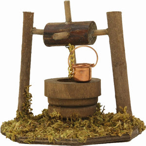 Brunnen mit Zahnrad 8cm