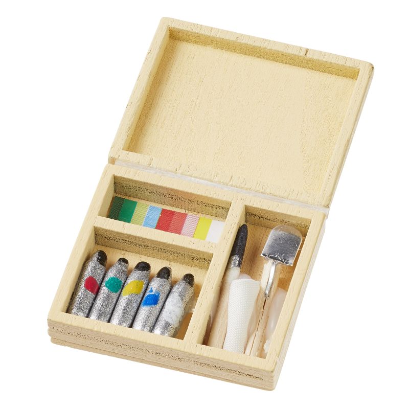 Miniatur-Farbkasten 3,5 x 3 cm